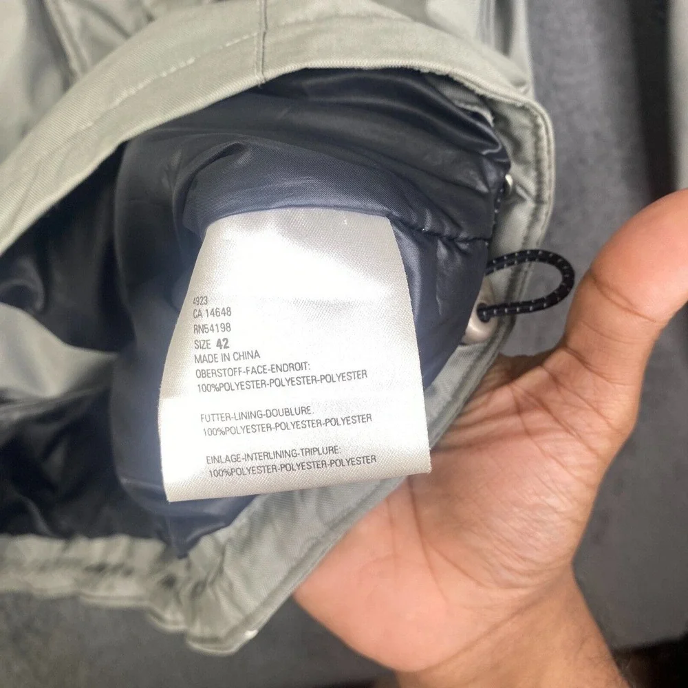 Bogner Ski Jacket Mens 42 Gray Zip Hooded Snowboard Outdoor Hooded